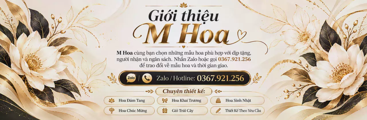 Ảnh bìa Shop hoa tươi Xã Vĩnh Hải Khánh Hoà - Gửi lời chúc bằng sắc hoa